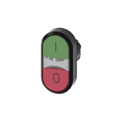 Siemens SIRIUS ACT Series Green, Red Momentary Push Button Head, 22mm Cutout, IP66, IP67, IP69K