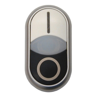 Eaton RMQ Titan M22 Series Black, White Illuminated Momentary Push Button, 22mm Cutout, IP66