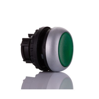 Eaton RMQ Titan M22 Series Green Illuminated Maintained Push Button, 22mm Cutout, IP67