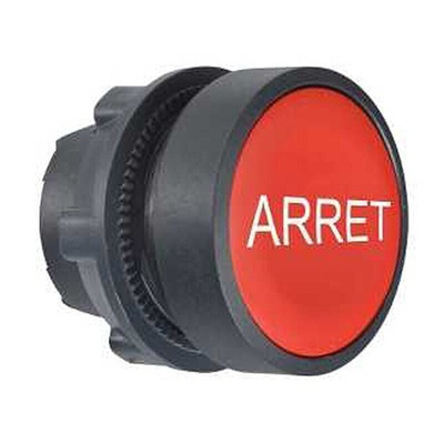 Schneider Electric Harmony XB5 Series Red Momentary Push Button Head, 22mm Cutout, IP66, IP67, IP69K