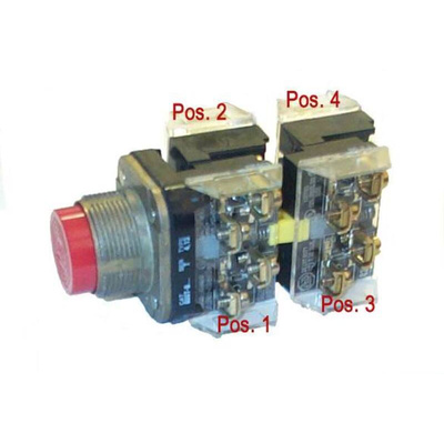 Allen Bradley 800T Series Green Momentary Push Button Head, 30mm Cutout, IP65