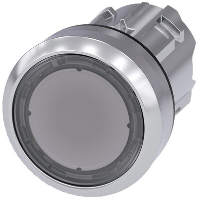 Siemens SIRIUS ACT Series Clear Latching Push Button, 22mm Cutout, IP66, IP67, IP69K