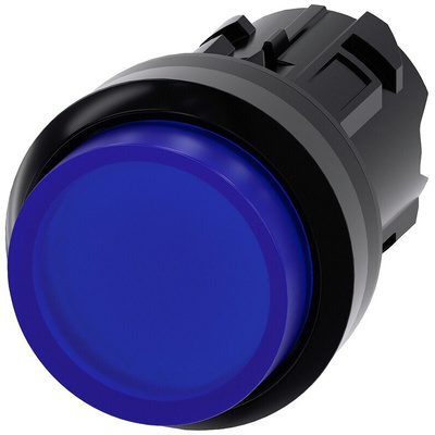Siemens SIRIUS ACT Series Blue Momentary Push Button Head, 22mm Cutout, IP66, IP67, IP69K