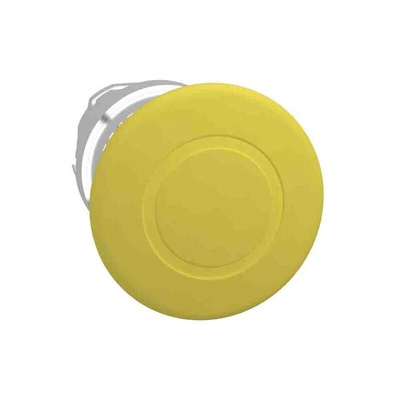 Schneider Electric Harmony XB4 Series Yellow Latching Push Button, 22mm Cutout