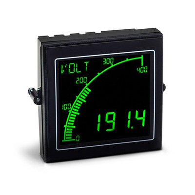 Trumeter APM-M1-ANO , LCD Digital Panel Multi-Function Meter for Current, Frequency, Voltage, 68mm x 68mm