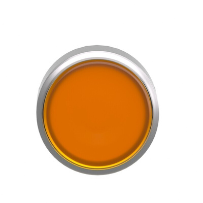 Schneider Electric Harmony XB4 Series Orange Illuminated Spring Return Push Button Head, 22mm Cutout, IP66, IP67, IP69K