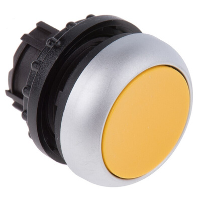 Eaton RMQ Titan M22 Series Yellow Momentary Push Button Head, 22mm Cutout, IP69K