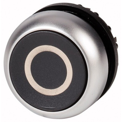 Eaton RMQ Titan M22 Series Black Momentary Push Button Head, 22mm Cutout, IP69K