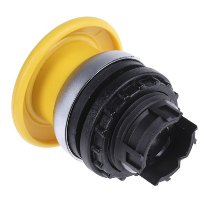 Eaton RMQ Titan M22 Series Yellow Momentary Push Button Head, 22mm Cutout, IP66, IP67, IP69