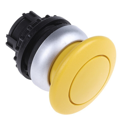 Eaton RMQ Titan M22 Series Yellow Momentary Push Button Head, 22mm Cutout, IP66, IP67, IP69