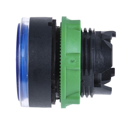 Schneider Electric Harmony XB5 Series Blue Illuminated Momentary Push Button Head, 22mm Cutout, IP66, IP67, IP69K