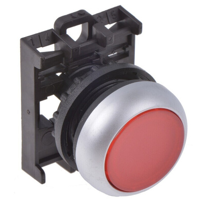 Eaton RMQ Titan M22 Series Red Illuminated Maintained Push Button Head, 22mm Cutout, IP69K