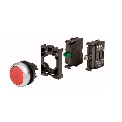 Eaton RMQ Titan M22 Series Red Illuminated Momentary Push Button Head, 22mm Cutout, IP69K