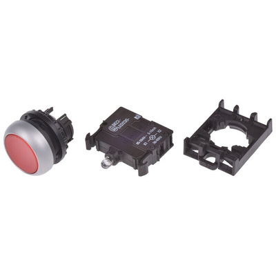 Eaton RMQ Titan M22 Series Red Illuminated Momentary Push Button Head, 22mm Cutout, IP69K