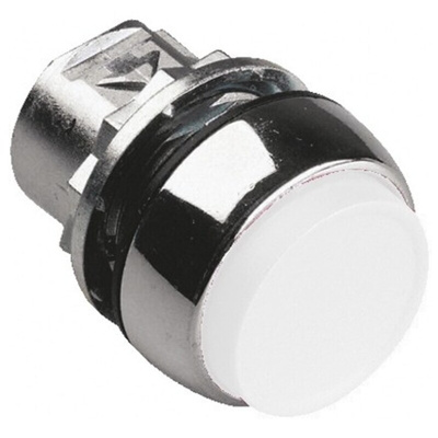 Allen Bradley 800F Series White Momentary Push Button Head, 22mm Cutout, IP65