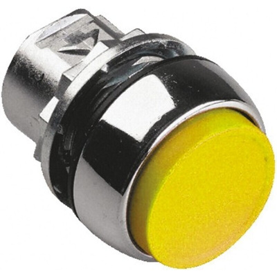 Allen Bradley 800F Series Yellow Momentary Push Button Head, 22mm Cutout, IP65