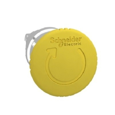 Schneider Electric Harmony XB4 Series Yellow Turn to Release Push Button Head, 22mm Cutout, IP66, IP67, IP69K