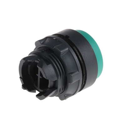 Schneider Electric Harmony XB5 Series Green Spring Return Push Button Head, 22mm Cutout, IP66, IP67, IP69K
