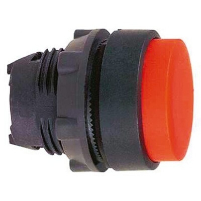 Schneider Electric Harmony XB5 Series Red Spring Return Push Button Head, 22mm Cutout, IP66, IP67, IP69K