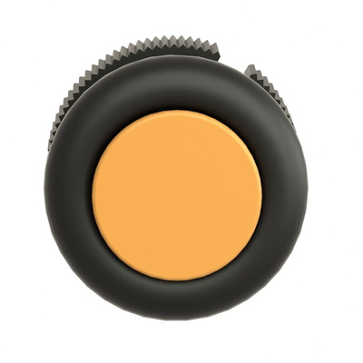 Schneider Electric Harmony XAC Series Yellow Front Mounting Push Button Head, 22mm Cutout, IP69
