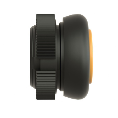 Schneider Electric Harmony XAC Series Yellow Front Mounting Push Button Head, 22mm Cutout, IP69