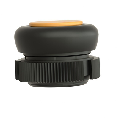 Schneider Electric Harmony XAC Series Yellow Front Mounting Push Button Head, 22mm Cutout, IP69