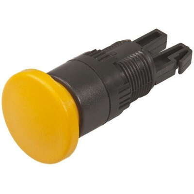 APEM Yellow Momentary Push Button Head, IP65