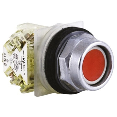 Schneider Electric Harmony 9001K Series Red Momentary Push Button Head, 30mm Cutout, IP66