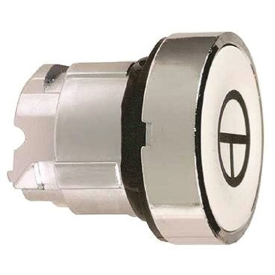 Schneider Electric Harmony XB4 Series White Spring Return Push Button Head, 22mm Cutout, IP66, IP67, IP69K