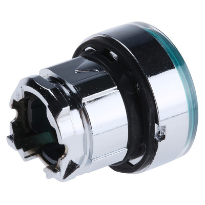 Schneider Electric Harmony XB4 Series Green Illuminated Spring Return Push Button Head, 22mm Cutout, IP66, IP67, IP69K