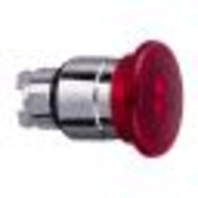 Schneider Electric Harmony XB4 Series Red Illuminated Spring Return Push Button Head, 22mm Cutout, IP66, IP67, IP69K