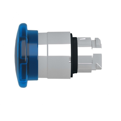 Schneider Electric Harmony XB4 Series Blue Illuminated Spring Return Push Button Head, 22mm Cutout, IP66, IP67, IP69K