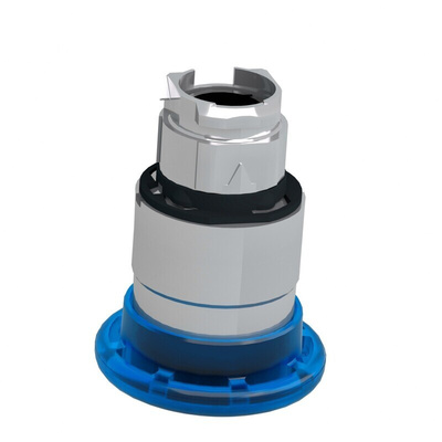 Schneider Electric Harmony XB4 Series Blue Illuminated Spring Return Push Button Head, 22mm Cutout, IP66, IP67, IP69K