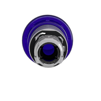 Schneider Electric Harmony XB4 Series Blue Illuminated Spring Return Push Button Head, 22mm Cutout, IP66, IP67, IP69K