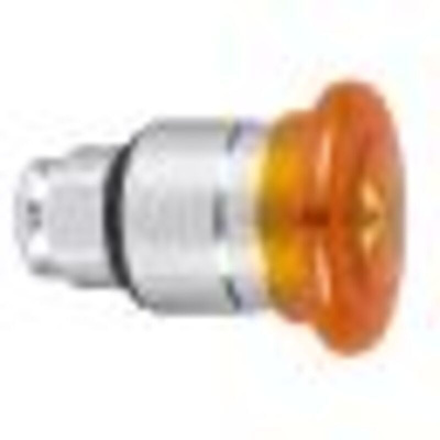 Schneider Electric Harmony XB4 Series Orange Illuminated Spring Return Push Button Head, 22mm Cutout, IP66, IP67, IP69K