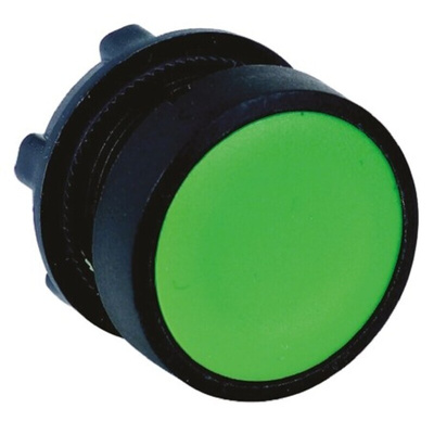 Schneider Electric Harmony XB5 Series Green Maintained Push Button Head, 22mm Cutout, IP66, IP69K