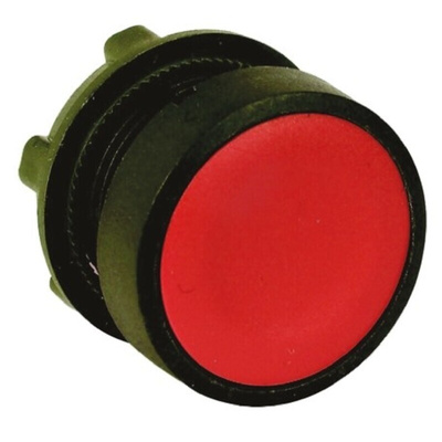Schneider Electric Harmony XB5 Series Red Maintained Push Button Head, 22mm Cutout, IP66, IP67, IP69K