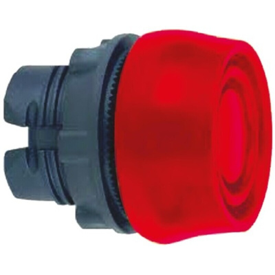 Schneider Electric Harmony XB5 Series Red Spring Return Push Button Head, 22mm Cutout, IP66, IP67, IP69K