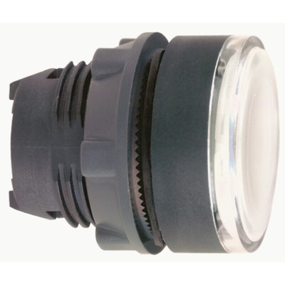 Schneider Electric Harmony XB5 Series White Spring Return Push Button Head, 22mm Cutout, IP66, IP67, IP69K
