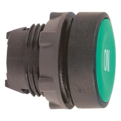 Schneider Electric Harmony XB5 Series Green Spring Return Push Button Head, 22mm Cutout, IP66, IP67, IP69K