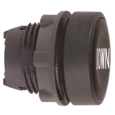 Schneider Electric Harmony XB5 Series Black Spring Return Push Button Head, 22mm Cutout, IP66, IP67, IP69K