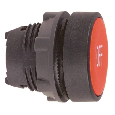 Schneider Electric Harmony XB5 Series Red Spring Return Push Button Head, 22mm Cutout, IP66, IP67, IP69K
