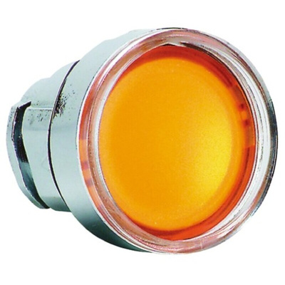 Schneider Electric Harmony XB4 Series Orange Illuminated Maintained Push Button Head, 22mm Cutout, IP66, IP67, IP69K