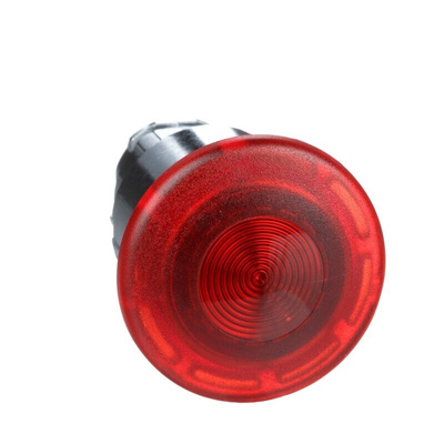 Schneider Electric Harmony XB4 Series Red Illuminated Latching Push Button Head, 22mm Cutout, IP66, IP69K