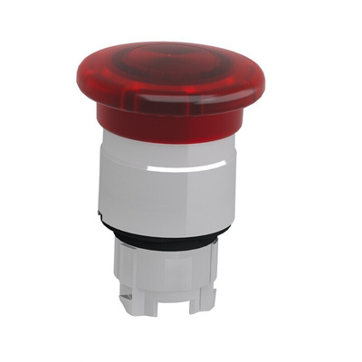 Schneider Electric Harmony XB4 Series Red Illuminated Latching Push Button Head, 22mm Cutout, IP66, IP69K