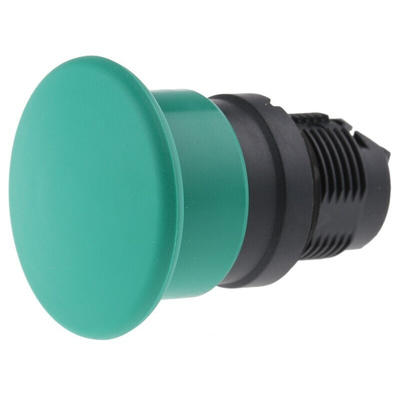 Schneider Electric Harmony XB5 Series Green Spring Return Push Button Head, 22mm Cutout, IP66, IP69K