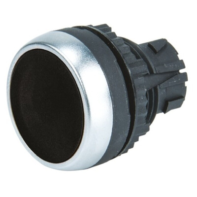 BACO Black Spring Return Push Button Head, 22mm Cutout, IP66