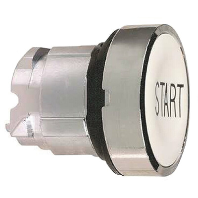 Schneider Electric Harmony XB4 Series White Momentary Push Button Head, 22mm Cutout, IP66, IP67, IP69K