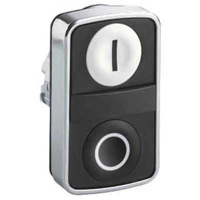 Schneider Electric Harmony XB4 Series Black, White Momentary Push Button Head, 22mm Cutout, IP67