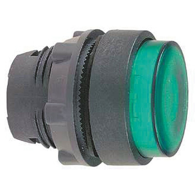 Schneider Electric Harmony XB5 Series Green Momentary Push Button Head, 22mm Cutout, IP66, IP69K